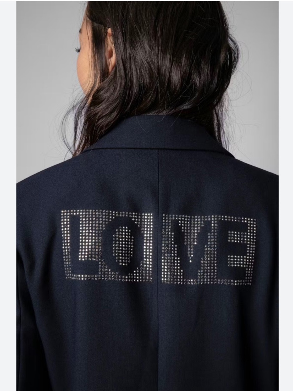 Zadig & Voltaire Viva Strass LOVE Blazer
